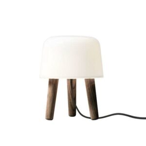 &Tradition Milk NA1 Bordlampe M. Røgfarvet og Olieret Ben