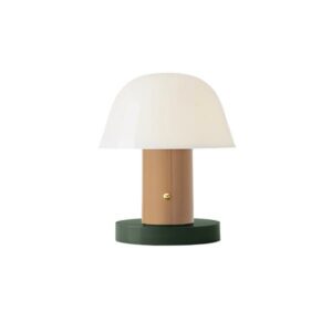 &Tradition Setago JH27 Bordlampe Beige & Grøn