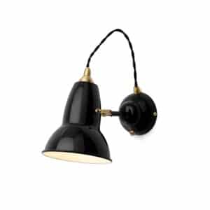 Anglepoise Original 1227 Messing Væglampe Jet Black