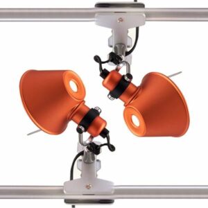 Artemide Tolomeo Micro Pinza Væglampe Klemme Orange