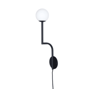 Pholc MOBIL 46 Væglampe Sort/Opal Hardwired