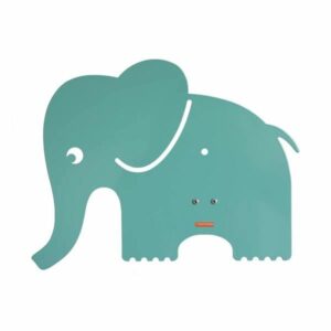 roommate Elefant Silhuetlampe Væglampe Blå/Grøn