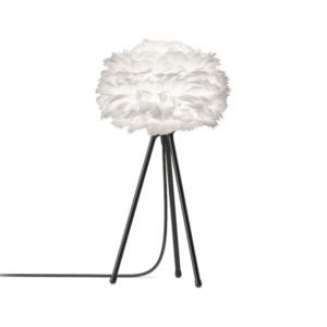 Umage Eos Tripod Bordlampe Mini Hvid med Ben I Sort