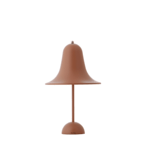 Verpan Pantop Bordlampe Transportabel Mat Terracotta