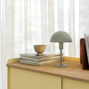 Ellen Mini bordlampe, støvet grøn