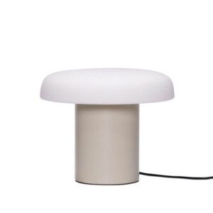 Ateliers bordlampe, sand/hvid